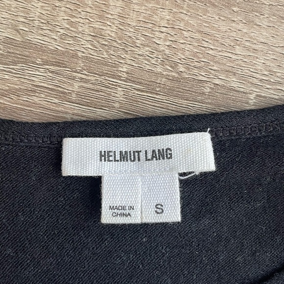 Helmut Lang two-tone wool viscose grey black sweater - Picture 4 of 4